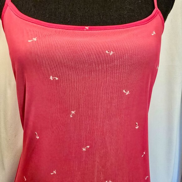 BCBG for Nordstrom Pink Sheer Overlay Floral Dress M - Picture 1 of 5